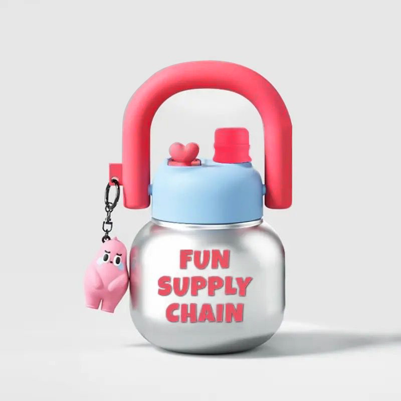 Silver pink 800ml [Plastic version]