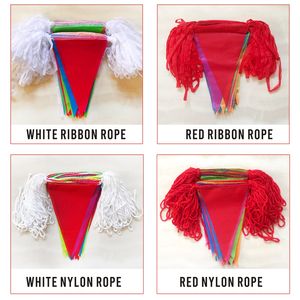 أعلام مثلثة متعددة الألوان رايات راية نايلون لافتات للداخلية خارجية حفلة عيد ميلاد حديقة ديكور المهرجان - Product Image 3