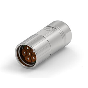Connecteur à bornes à vis, connecteur circulaire câble-câble, boîtier de connecteur de taille 23, alliage de zinc, PBT GF blindé BSTA107NN00080236000 - Product Image 2