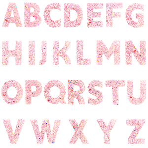 Parches <span class=keywords><strong>de</strong></span> Lentejuelas con Letras del Alfabeto en Color Rosa Brillante, Set <span class=keywords><strong>de</strong></span> Insignias Bordadas <span class=keywords><strong>de</strong></span> la A a la Z, Apliques <span class=keywords><strong>Pastel</strong></span> Termoadhesivos para Ropa, Bolsos y Accesorios DIY - Product Image 1