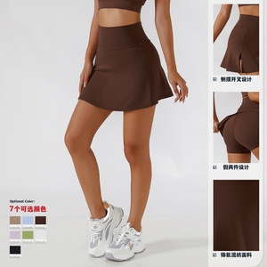 Consegna rapida nuovo arrivo abbigliamento sportivo personalizzato allenamento corsa traspirante palestra sport Fitness gonne da Tennis per le donne - Product Image 2