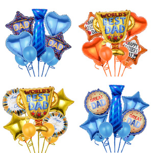 Palloncini per <span class=keywords><strong>Festa</strong></span> della <span class=keywords><strong>Festa</strong></span> del Papà in Inglese, Decorazioni con Palloncini 'Happy Father's Day' - Product Image 1