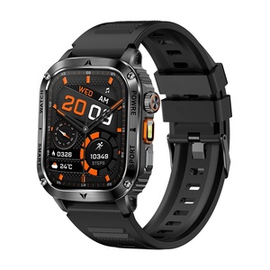 สมาร์ทวอทช์ AK80 RTL8763 หน้าจอ HD 2.01 นิ้ว รองรับการโทรผ่านบลูทูธ โหมดกีฬามากกว่า 123 โหมด กันน้ำระดับ IP68 ตรวจวัดอัตราการเต้นของหัวใจ/ค่า SpO2 - Product Image 1
