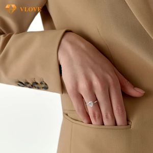 Ensemble <span class=keywords><strong>de</strong></span> bagues <span class=keywords><strong>de</strong></span> mariage en or 18 carats avec <span class=keywords><strong>diamant</strong></span>, certificat GIA, bague en or véritable 14 carats, bagues <span class=keywords><strong>de</strong></span> fiançailles pour femmes, <span class=keywords><strong>diamant</strong></span> véritable - Product Image 3