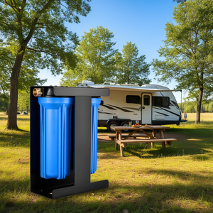 Sistema de filtro de agua para caravanas, 2 cartuchos, para campistas, barcos, furgonetas, uso en exteriores, modelo D0100X327CT - Product Image 2