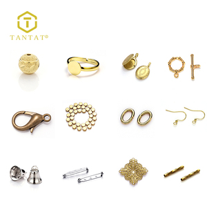 Free Sample Brass Stone Setting for 17mm Round Stone Jewelry Findings Wholesale - Product Image 4