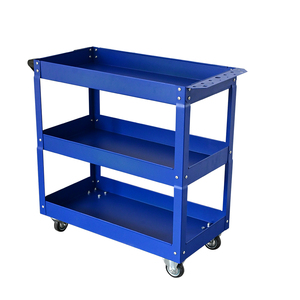 Workshop Professional Heavy Duty Roller <b>Tool</b> Cabinet with Lockable Drawers and Side Tray for Garage Metal Storage - Product Image 3