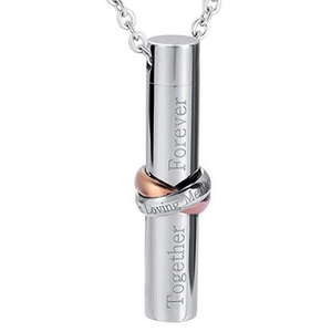 Discount Infinity Stainless Steel <strong>Ash</strong> <strong>Keepsake</strong> Cylinder Pendant Stock Sister Brother Mom grandma Uncle <strong>Dad</strong> Urn Cremation Forever - Product Image 6