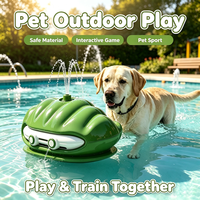 Jouet d'exercice pour chien écologique avec distributeur de friandises et aire de jeu aquatique pour animaux de compagnie