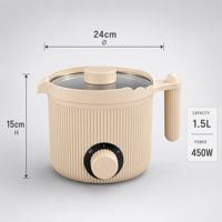 Kit de fabrication de bougies, chauffe-cire électrique 1,5 L, thermomètre numérique, spatule, mèches de bougies, outils de centrage pour la fabrication de bougies DIY à domicile