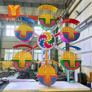 Mini-Grande Roue pour Enfants, Équipement de Parc <span class=keywords><strong>d</strong></span>'Attractions Intérieur/Extérieur - Product Image 5