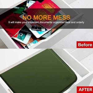 OEM Waterproof Fireproof Silica Gel <b>Document</b> Organizer Handle Portable File Bag Important <b>Documents</b> Filing <b>Storage</b> <b>Box</b> 7 - Product Image 2