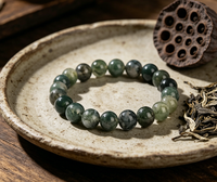 Bracelet de perles baroques d'eau douce aux caractéristiques ethniques, avec un élégant bracelet en forme de lune