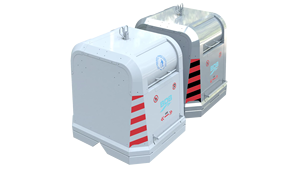 Contenedor de Basura BDB con Tapa Abierta, Tipo Prensado para Reciclaje, 3000 LT, Contenedor de Residuos Metálico Galvanizado para Exteriores, Modelo BDB.13000-A - Product Image 6