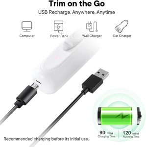 Low Noise <b>Dog</b> Paw Trimmer with LED <b>Light</b> Cordless Rechargeable Electric Pet Paw Hair Trimmer Grooming Clippers for <b>Dog's</b> Feet - Product Image 6