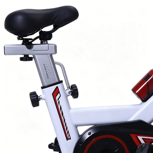 Vélo de spinning Home <span class=keywords><strong>Deluxe</strong></span> avec cadre en acier, écran LCD, capacité de charge de 120 kg, norme EN957, siège confortable, unisexe, pour exercices en salle de sport - Product Image 3