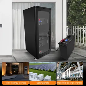 System 10kWh To 50kWh Rack Mounted Lifepo4 Lithium Battery 8000 Cycle Life Home Solar Energy Storage System