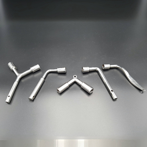 定制镜面抛光压铸锌合金烹饪锅手柄，带熔模铸造精密部件，用于握把 - Product Image 2