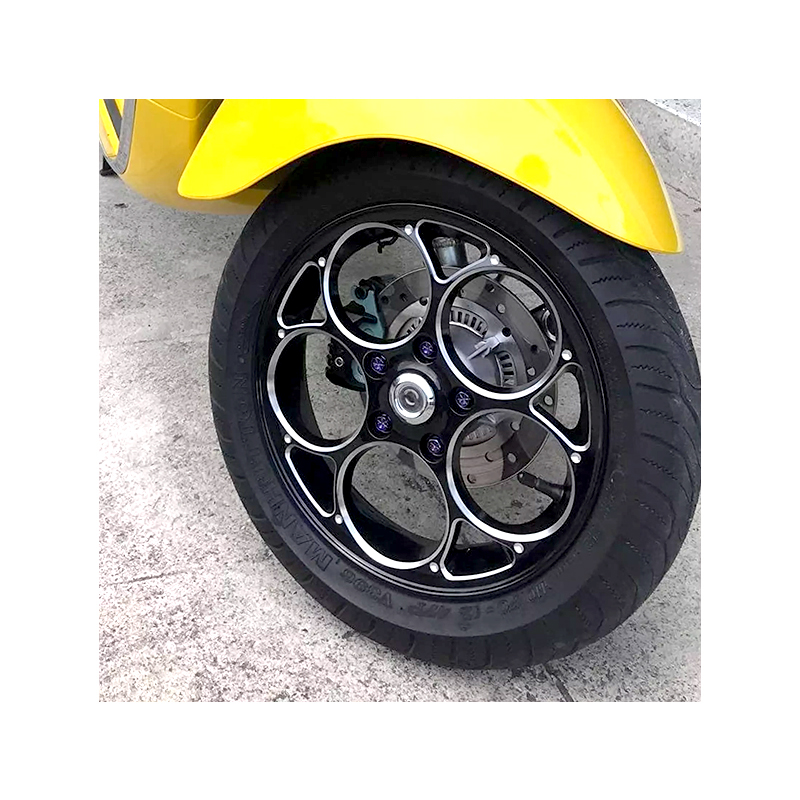 Низкая цена 3,0x12 дюймов 300CC алюминиевого сплава мотоциклетной езды обода колеса скутера диски Запчасти для Vespa Sprint 300 GTS 300