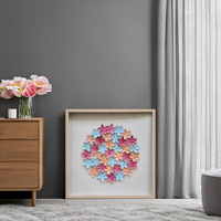 Vente en gros Boîte d'ombre encadrée en plastique étanche écologique Peinture décorative Art pour la décoration intérieure