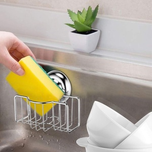 304 in acciaio inox argento rimovibile a parete ad asciugatura rapida lavello da cucina porta spugna - Product Image 3