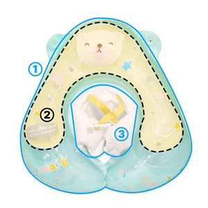 Flotador de Soporte Abdominal para Bebés con Certificación KC, 110N de Flotabilidad, Almohadilla Suave para el Pecho, Doble Cámara de Aire, para Bebés Menores de 2 Años - Product Image 1