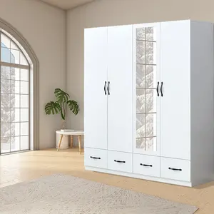 OEM ODM Custom Made Wardrobe Closet Cabinet Bedroom Furniture Clothes Organizer Walk In Closets Wardrobes