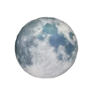 Giant Inflatable Moon Decoration Moon Balloon Inflatable Globe Light For Sale