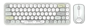 MOFii Ensemble clavier et souris sans fil filles bureau mignon illustration carnet de bureau compact en 2024 - Product Image 4