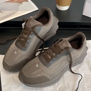 2026 New Luxury Designer High Quality Lightweight ALO SneakersOutdoor <b>Lace</b> Up <b>Elastic</b> Running Shoes Fashionable Tennis Shoes - Product Image 6