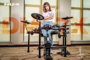 NUX dm 7X profession elles digitales Schlagzeug mit allen Netz köpfen von REMO