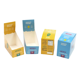 Boîtes en carton verni pour produits alimentaires - Product Image 1