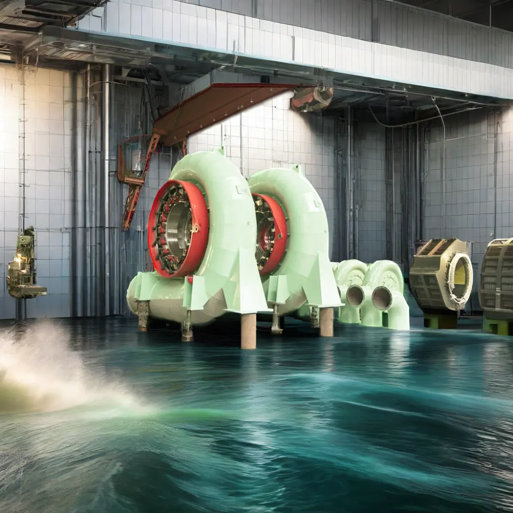 2024プラント設置用の高効率カスタムマイクロフランシスタービン高品質水力発電機