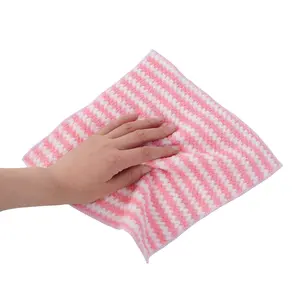 Nhà bếp thấm dầu miễn phí dày dishcloth Khăn vuông nhỏ khăn khăn trải bàn làm sạch vải