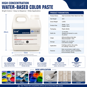 Colorant à base d'eau professionnel BKW, forte puissance de coloration, couleurs vives, utilisation polyvalente - Product Image 3