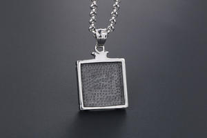 Pendentif en croix pour hommes, bijou personnalisé en acier inoxydable, de haute qualité, avec Design de bouteille de <span class=keywords><strong>parfum</strong></span>, de fleur, pour garçon, personnalisé - Product Image 6