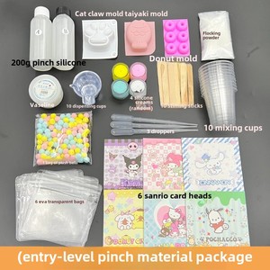 Juego de Moldes de Silicona Caseros para Niños, Juguetes para Apretar con Forma de Garra de Gato, Regalos Hechos a Mano para Niñas - Product Image 2