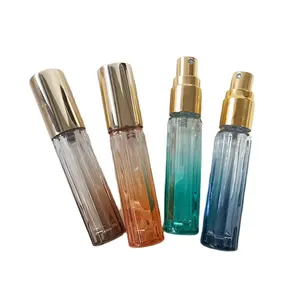 Travel Size Parfum Fles 3Ml Gradiënt Gekleurde Glazen Fles Speciale Ontwerp Met Fijne Mist Spuit