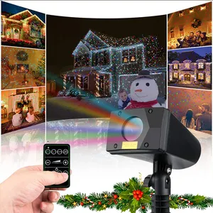 Nuovo prodotto lanciato Hall Christmas 3D Animation proiettore di luce Laser Party Light Outdoor