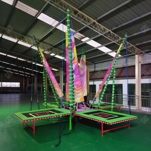 Led-Lit Commerciële <span class=keywords><strong>Trampoline</strong></span> Voor Pretparken Buiten Plezier Bungeejumpen - Product Image 2