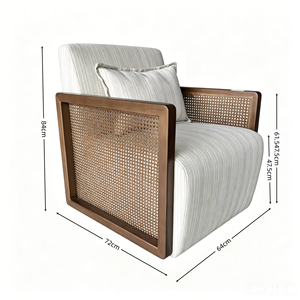 Modern Luxury Living Room Furniture Swivel Accent <b>Chair</b> with Solid Wood for Living Room Bedroom Apartment Hotel - Product Image 6