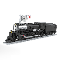 Ensemble de blocs de construction 1186 pièces, modèle de locomotive à vapeur Big Boy, kit éducatif STEM pour enfants et adultes, vente en gros