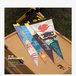 Banderines de Fieltro de Lana de Alta Calidad con Diseño Personalizado, Impresión por Transferencia Térmica, Coloridos, para Decoración de Exteriores, Colgantes, de Clubes de Fútbol - Product Image 5