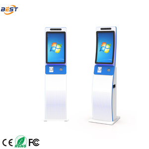 Màn hình cảm ứng tự phục vụ kiosk thiết bị đầu cuối cho khách sạn/thanh toán/in ấn/Đặt hàng với <span class=keywords><strong>Android</strong></span> hệ thống POS - Product Image 1