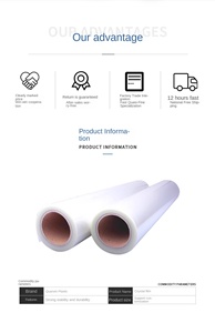 Film de plastification auto-adhésif souple et extensible en PET, haute brillance, pour albums <span class=keywords><strong>photo</strong></span>, livres, artisanat, protection des autocollants - Product Image 6
