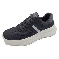 Mocassins rétro pour hommes - Doublure en maille respirante, baskets décontractées sportives avec semelle antidérapante et rehaussante pour toutes les saisons