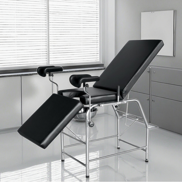 China Goods Wholesale Hospital Stainless Steel Obstetric Delivery Bed Gynecological Examination Bed