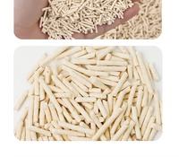 Litière pour chat en granulés de tofu 2kg, charbon actif, à base végétale, faible teneur en poussière, agglomérante, emballage anglais, personnalisable, provenance Hebei