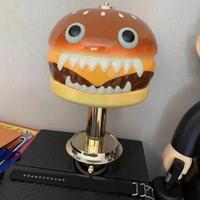 Lampe de table hamburger d'Halloween, décorations créatives, lumière nocturne hamburger pour la décoration de la maison