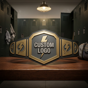 Cinturones de Campeonato Personalizados de Alta Calidad para Taekwondo, Samurai, Grappling, Karate, MMA, Judo, Jiu-Jitsu, con Logotipo Personalizado, Cuero Puro - Product Image 2